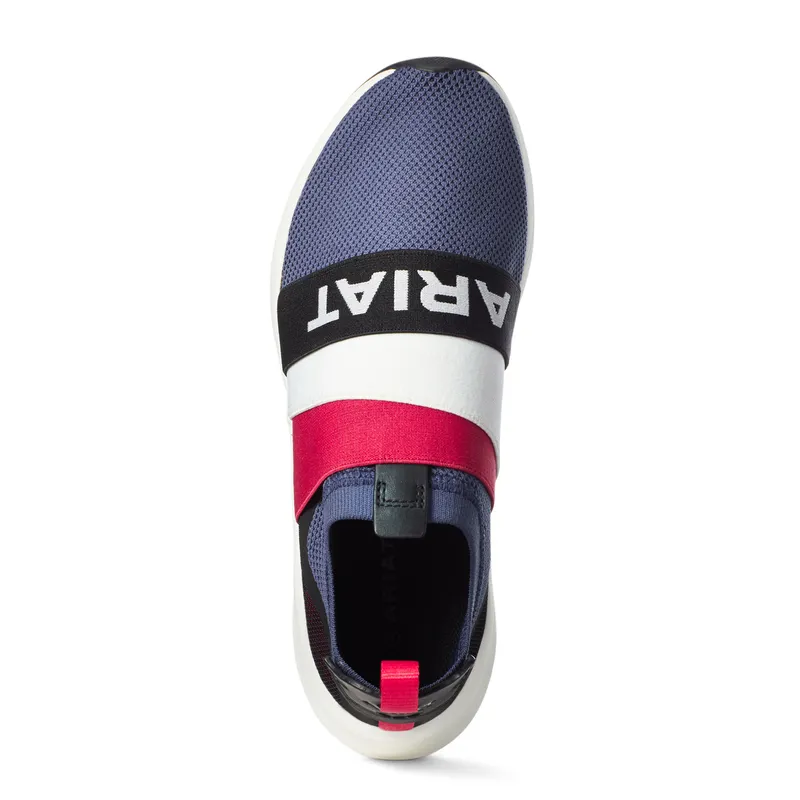 Ariat Womens Ignite Slip-on Trainers in Team Navy-3